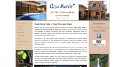 Desktop Screenshot of casamarin-costarica.com